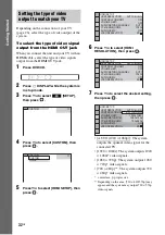 Preview for 32 page of Sony 4-165-481-11(1) Operating Instructions Manual