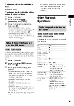 Preview for 35 page of Sony 4-165-481-11(1) Operating Instructions Manual