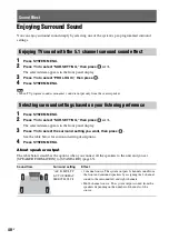 Preview for 48 page of Sony 4-165-481-11(1) Operating Instructions Manual