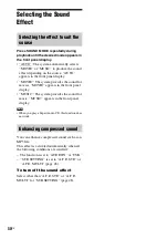 Preview for 50 page of Sony 4-165-481-11(1) Operating Instructions Manual