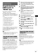 Preview for 51 page of Sony 4-165-481-11(1) Operating Instructions Manual