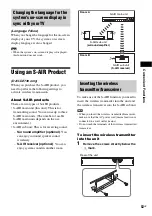 Preview for 53 page of Sony 4-165-481-11(1) Operating Instructions Manual