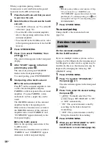 Preview for 56 page of Sony 4-165-481-11(1) Operating Instructions Manual