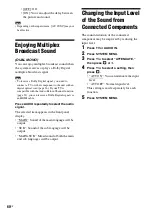 Preview for 60 page of Sony 4-165-481-11(1) Operating Instructions Manual