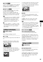 Preview for 63 page of Sony 4-165-481-11(1) Operating Instructions Manual