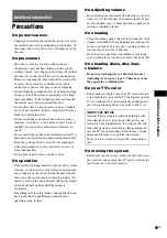 Preview for 69 page of Sony 4-165-481-11(1) Operating Instructions Manual