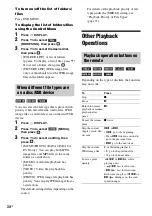 Preview for 34 page of Sony 4-165-489-11(1) Operating Instructions Manual