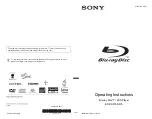 Sony 4-169-142-11(1) Operating Instructions Manual preview