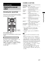 Предварительный просмотр 37 страницы Sony 4-181-486-11(2) Operating Instructions Manual