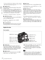 Preview for 10 page of Sony 400K - DSR Camcorder - 1.04 MP Operating Instructions Manual