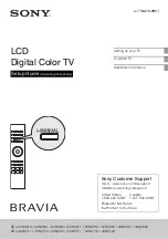 Sony 40NX700 Setup Manual preview