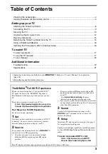 Preview for 3 page of Sony 40NX700 Setup Manual