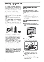 Preview for 6 page of Sony 40NX700 Setup Manual