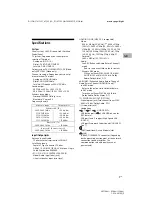 Preview for 7 page of Sony 416238 Reference Manual