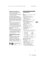 Preview for 45 page of Sony 416238 Reference Manual