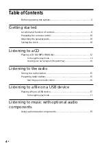 Preview for 4 page of Sony 4548736019614 Operating Instructions Manual