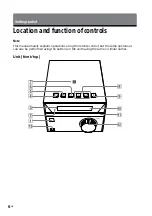 Preview for 6 page of Sony 4548736019614 Operating Instructions Manual