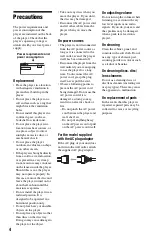 Preview for 4 page of Sony 45CS Operating Instructions Manual