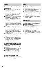 Preview for 28 page of Sony 45CS Operating Instructions Manual