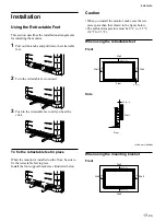 Предварительный просмотр 13 страницы Sony 500A3WE Operating Instructions Manual