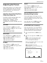Предварительный просмотр 23 страницы Sony 500A3WE Operating Instructions Manual