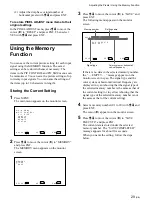 Предварительный просмотр 29 страницы Sony 500A3WE Operating Instructions Manual