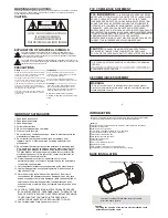 Preview for 2 page of Sony 540TVL Instruction Manual