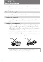 Предварительный просмотр 4 страницы Sony 64 Operating Instructions Manual