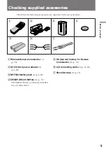 Предварительный просмотр 5 страницы Sony 64 Operating Instructions Manual