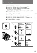 Предварительный просмотр 43 страницы Sony 64 Operating Instructions Manual