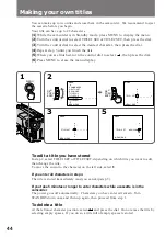 Предварительный просмотр 44 страницы Sony 64 Operating Instructions Manual