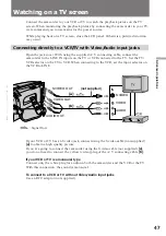 Предварительный просмотр 47 страницы Sony 64 Operating Instructions Manual