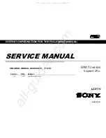 Preview for 1 page of Sony 65X8000C Service Manual