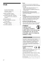 Предварительный просмотр 258 страницы Sony 65ZD9 Reference Manual