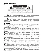 Preview for 2 page of Sony 700TVL User Manual