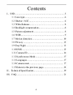 Preview for 4 page of Sony 700TVL User Manual