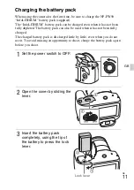 Предварительный просмотр 11 страницы Sony a 3000 Series Instruction Manual