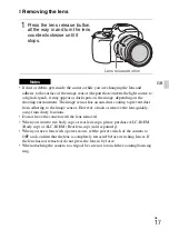 Предварительный просмотр 17 страницы Sony a 3000 Series Instruction Manual