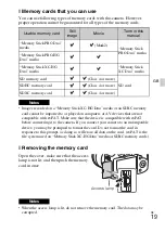 Предварительный просмотр 19 страницы Sony a 3000 Series Instruction Manual