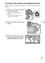 Предварительный просмотр 21 страницы Sony a 3000 Series Instruction Manual