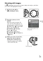 Предварительный просмотр 23 страницы Sony a 3000 Series Instruction Manual