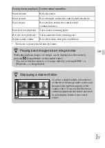 Предварительный просмотр 27 страницы Sony a 3000 Series Instruction Manual