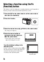 Предварительный просмотр 24 страницы Sony A 7 R IV Instruction Manual