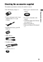 Preview for 11 page of Sony A230 Instruction Manual