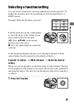 Preview for 41 page of Sony A230 Instruction Manual