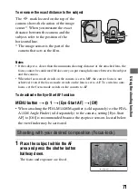 Preview for 71 page of Sony A230 Instruction Manual