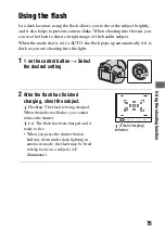 Preview for 75 page of Sony A230 Instruction Manual