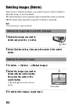 Preview for 102 page of Sony A230 Instruction Manual