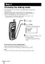 Preview for 16 page of Sony A2770 - SPP Cordless Phone Operating Instructions Manual