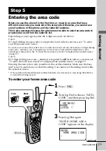 Предварительный просмотр 17 страницы Sony A2770 - SPP Cordless Phone Operating Instructions Manual